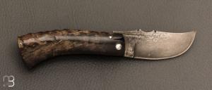   Couteau de poche corse Baby Dollar lame Damas de José Viale