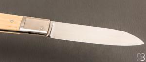   Couteau " custom " par Vincent Lafaye - Mammouth et 14c28n