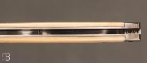   Couteau " custom " par Vincent Lafaye - Mammouth et 14c28n