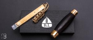Couteau  de Morutier par Boréal - Ebène et lame en 12C27
