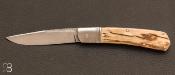Couteau de poche fait main par Denis Lagarde