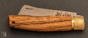 Couteau de poche greffoir Da Cruz José - Acacia lame inoxydable