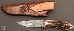  Couteau droit " Custom " par Don Hanson III - Design de Sam Lurquin