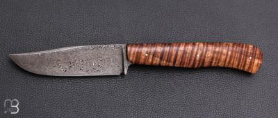    Couteau droit par Anthony Brochier - Tasmanian Blackwood et damas