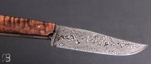    Couteau droit par Anthony Brochier - Tasmanian Blackwood et damas
