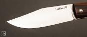 Couteau modèle unique ébène de macassar par Laurent Gaillard