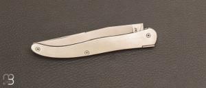  Couteau  " Laguiole Nogentais " fait main par Eloi Pernet - Maillechort