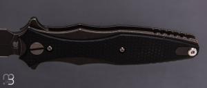    Couteau " Maximus double Edge dagger " par Rick Hinderer - G10 noir et lame en CPM 20CV