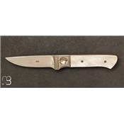 Couteau intégral Nacre blanche d'Aad Van Ryswyk
