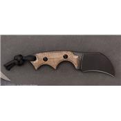 Black Mushroom BB DRAGO neck knife by Bastinelli