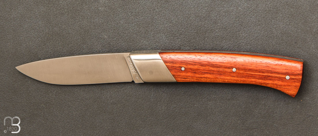 Rhôdanien knife rosewood handle with bolster