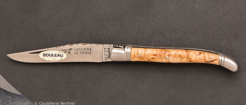 Couteau de poche Laguiole 11cm Bouleau par Le Fidèle