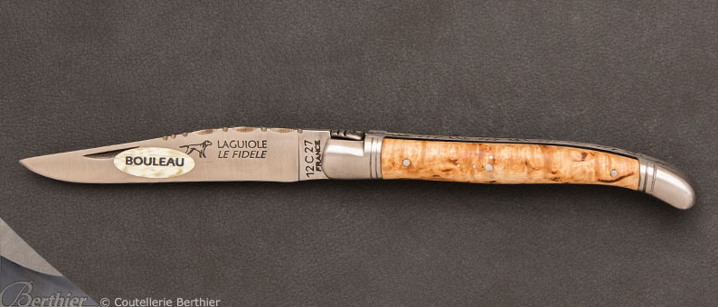 11cm Birch Laguiole pocket knife