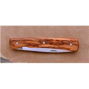 Entretoise knife Olive wood handle