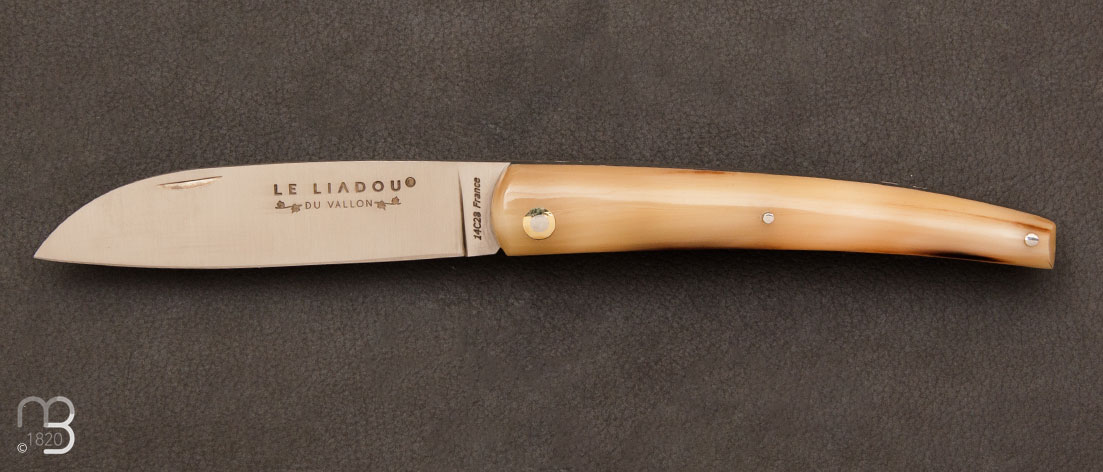 Couteau Le petit Liadou corne blonde 11 cm
