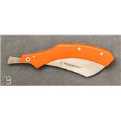 Couteau Phasme G10 Orange par Savignac