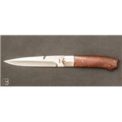    Couteau droit bois exotique par S. Fecas