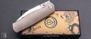   Couteau " Albatros " par KBKnives - Titane et lame en M390