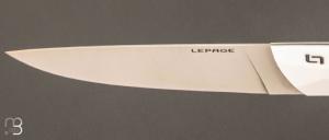 Coffret de 2 couteaux blancs - " Le Table 55 " par LEPAGE - Polyacétal et 12C27