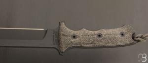   Couteau 7'' GREEN BERET par Chris Reeve - CPM Magnacut et Black canvas micarta