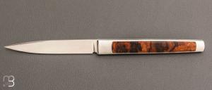   Couteau " APEX " custom de Lionel Lalague - Bois de fer et RWL34
