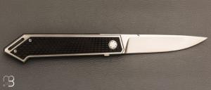   Couteau " Apocalypse  " custom par Jean-Pierre Martin - Bakélite et lame en RWL34