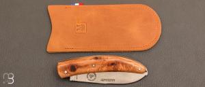    Couteau  "  L'Aurhalpin  "  par la coutellerie Dubesset - Genévrier et 14C28