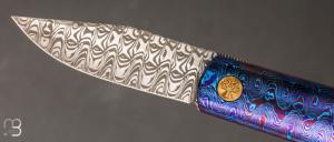   Couteau " BRLW Fulldress Damast " par Böker Solingen - Limited Edition N°57/99 - 110675DAM