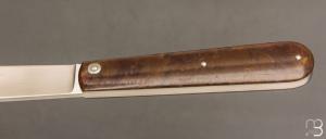  Couteau " Barlow " custom de Jean Baptiste Leveque - Rag micarta et RWL34