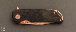  Couteau Böker Solingen -  M4 Sherman Damast Rosé gold - 110118DAM