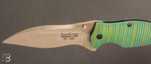 Couteau " Bump 1590GR #0369  " par Kershaw - Titane et S30V