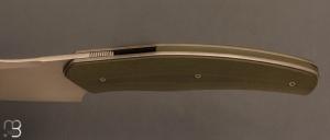     Couteau " Liner Lock XL " custom par David Lespect - G10 et RWL34