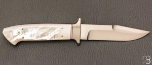   Couteau  "  Chute Knife intégral " par Dietmar F. Kressler - Nacre
