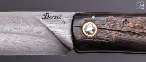Couteau de poche Corse de Jean-Jacques Bernet - Corne de bouc