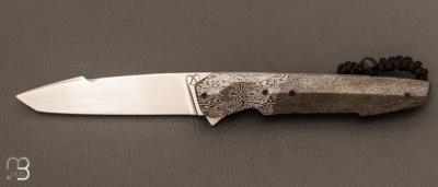 Couteau " Custom flipper " par Florian Keller - Fatcarbon et RWL34