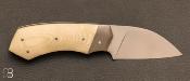 Couteau "DIX.2 Prototype" par Louis Blanchet Kapnist  Micarta et N690