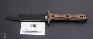   Couteau "EK Dagger 01 parkerized" par Rick Hinderer - OD Green Micarta