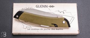  Couteau de poche " Glenn Gast" - Acier MA5 et filets de pêche recyclés
