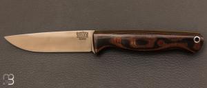 Couteau " Gunny Hunter LT "droit custom micarta et Elmax par Bark River