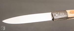   Couteau " Harpo " custom par Anthony Brochier - Ivoire de mammouth et RWL34
