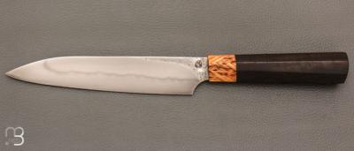   Couteau " Hocho " Ebène du Mozambique et C130 de Jean Paul Sire