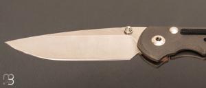 Couteau Large Inkosi Drop Point Chris Reeve - Canvas Micarta et CPM MagnaCut