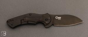   Couteau "Junkyard Dawg Small" par Galyean Pro Series - Titane et lame en CPM154
