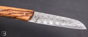   Couteau "L08" par Atelier Perceval - Bois de serpent et lame damas