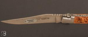  Couteau Laguiole en Aubrac 3 pièces 12 cm - genévrier