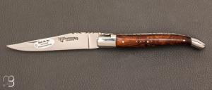   Couteau Laguiole en Aubrac Bois de fer double platines