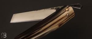 Couteau  " Le 2012 "  corne de zébu par Mathieu Callejon - Lame XC75