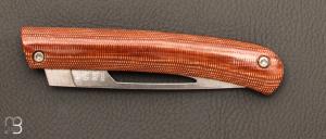   Couteau " Le 26 " par MTBlades Benjamin Thuillier - Micarta et lame en 14C28