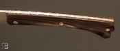 Couteau " Le Fontainebleau 14 cm " par Les Couteliers de Fontainebleau - Corne de buffle et 14C28N
