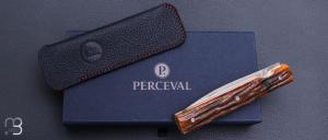   Couteau " Le Français " série limitée os cerfé par Perceval - N°00/09